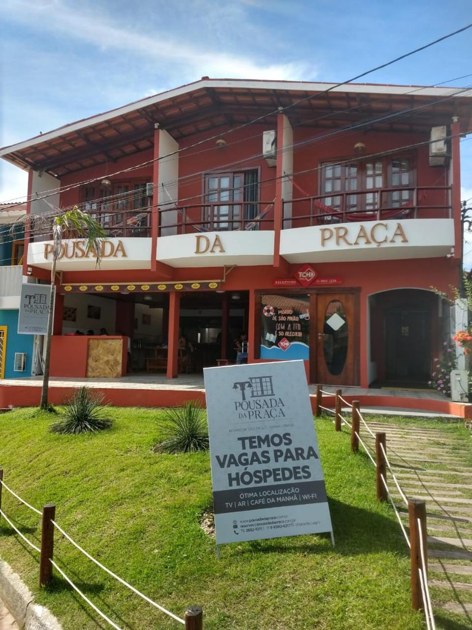 Pousada da praça Morro de São Paulo Exterior foto